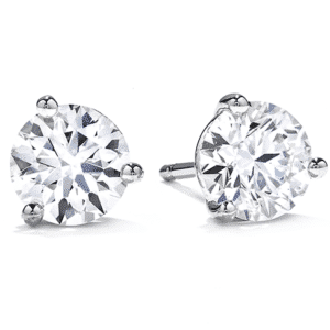 Martini Diamond Earring Studs