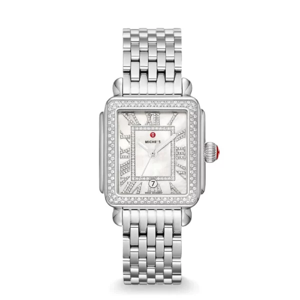 Deco Madison Stainless Steel Diamond Watch