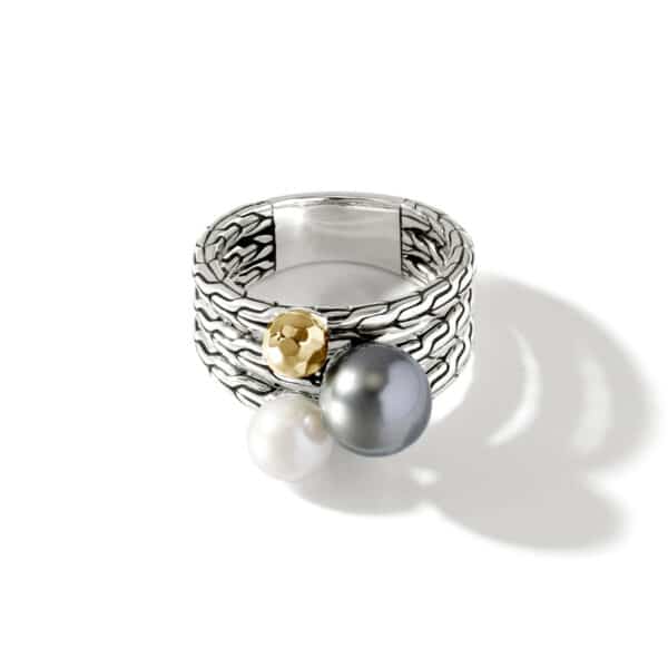 Pearl Multi Row Ring