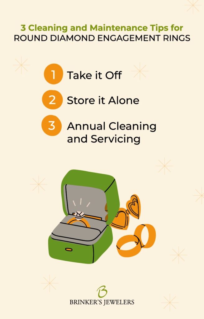 3 Cleaning and Maintenance Tips for Round Diamonds