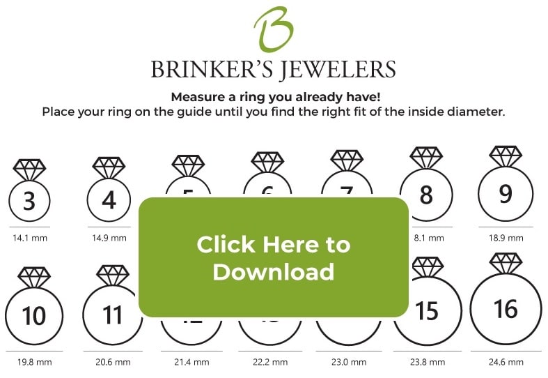 Brinkers ring sizing chart CTA click here to download