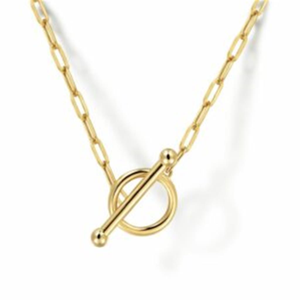 Solid 14K Yellow Gold Chain with Toggle Clasp – Luxe Design Jewellery