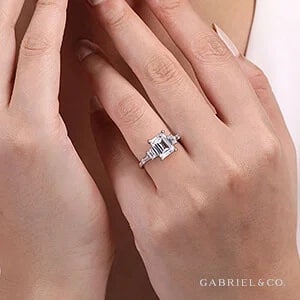 ER15815E11W83JJ-6 Gabriel 3-carat diamond engagement ring