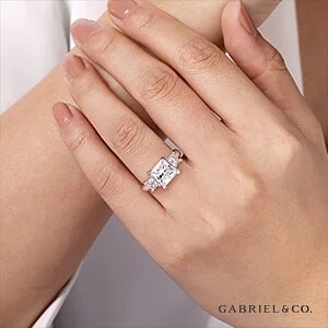 ER15818S12W84JJ-6 Gabriel 3-carat diamond engagement ring