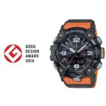 Durable Casio G-Shock watch with advanced sensors, sporty black and orange design, and award-winning style.