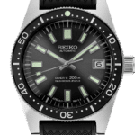 Seiko automatic divers watch, stainless steel case, luminous markers, water-resistant to 200 meters.
