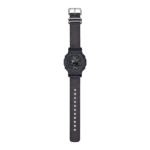 Durable G-Shock watch features a rugged design with analog-digital display and adjustable strap.