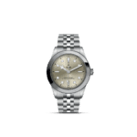 Tudor stainless steel wristwatch with champagne dial, chronometer certification, and stylish bracelet.