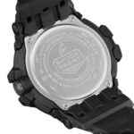 Durable Casio watch with solar power, shock resistance, and water resistance features for outdoor activities.