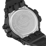 Back of Casio G-Shock GR-B300 watch showcasing durable design and solar-powered capabilities.