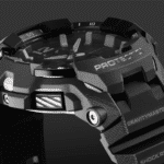 Durable, stylish wristwatch with rugged design, chronograph features, and shock-resistant strap for adventurers.