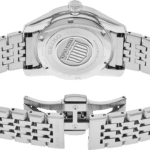 Elegant Seiko watch showcasing stainless steel case and bracelet, perfect for any occasion.