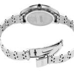 Sleek Seiko stainless steel watch with polished band and classic design, perfect for any occasion.