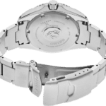 Seiko dive watch showcasing robust design, 200m water resistance, and unique special edition engraving.