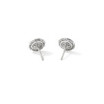 Unique brain-shaped earrings in polished metal, blending artistry and science for stylish self-expression.