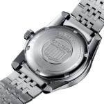 Seiko watch case back with KING SEIKO logo, stainless steel, water-resistant, crafted in Japan.