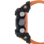 Durable adventure watch with multifunctional features, a robust design, and a vibrant orange strap.