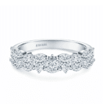 Elegant white gold diamond ring by Kirk Kara, featuring intricate design and timeless craftsmanship.