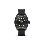 Tudor diver watch featuring a black dial, luminous markers, and durable strap for style and functionality.