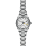 Modern Tudor watch with stainless-steel design, white dial, and date complication for elegance and functionality.