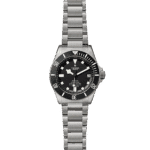 Tudor Pelagos dive watch with stainless steel case, matte black dial, and professional bracelet.