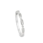 Elegant silver ring with intricate designs and a polished finish, perfect for any occasion.