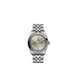Stylish Tudor watch with a champagne dial and stainless steel bracelet, perfect for any occasion.