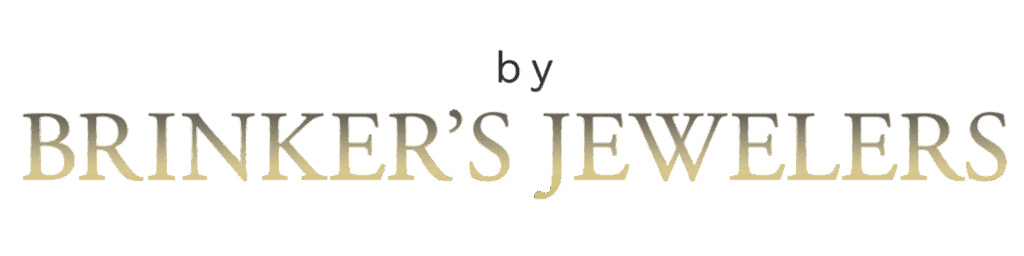 Elegant Brinker’s Jewelers logo in gold on black, symbolizing luxury and craftsmanship.