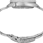 Stainless steel watch with polished case, durable strap, and elegant design for style and functionality.