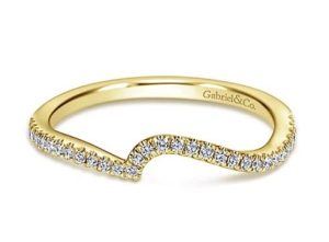 14K Yellow Gold Matching Wedding Band