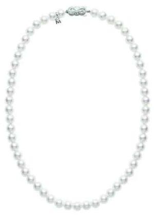 18kt White Gold Choker Fashion Pearl Necklace