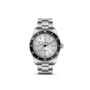 Sleek Tudor dive watch with stainless steel case, luminous dial, and durable design for divers.