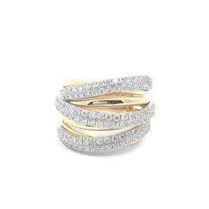 Two-Tone 18kt Fashion Fusion Ring