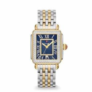 Deco Madison Two-Tone 18k Gold-Plated Diamond Watch