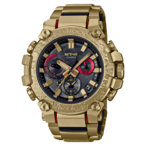 Gent's Carbon/Stainless Steel Black With Red And Gold Accents MTG-B3000 Series G-SHOCK Watch MTGB3000CX9A