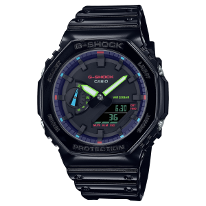 Stainless Steel Multicolor Analog/Digital 2100 Series G-SHOCK Watch GA2100RGB-1A