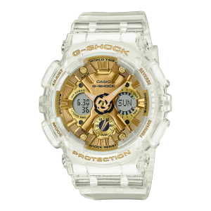 Stainless Steel Gold Index Analog/Digital Dial GMAS120SG-7A G-SHOCK Watch GMAS120SG-7AStainless Steel Gold Index Analog/Digital Dial GMAS120SG-7A G-SHOCK Watch GMAS120SG-7A