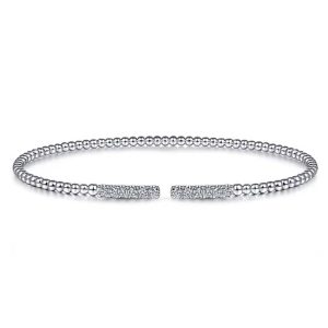 Elegant reflective bead bracelet with unique textures, perfect for casual or formal occasions.