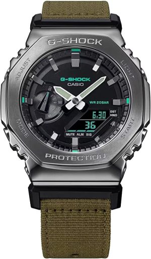 Stainless Steel Black Analog/Digital 2100 Series GM2100CB-3A