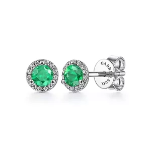 Gabriel-14K-White-Gold-Emerald-Halo-Stud-Earrings_EG12372W45EA-1