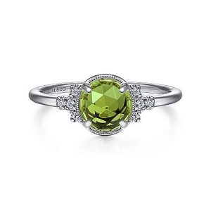 Gabriel-14K-White-Gold-Round-Bezel-Set-Peridot-Ring-with-Diamond-Side-Accents_LR51598W45PE-1