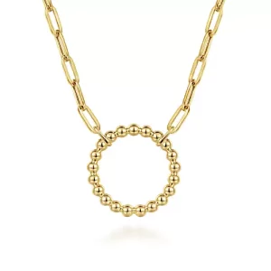 Gabriel-14K-Yellow-Gold-Bujukan-Ball-Circle-Necklace-with-Paperclip-Chain_NK7131Y4JJJ-1