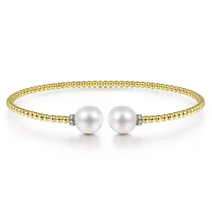 Gabriel-14K-Yellow-Gold-Bujukan-Bead-Split-Bracelet-with-Pearl-and-Diamond-Caps_BG4247-65Y45PL-1