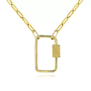 Gabriel-14K-Yellow-Gold-Bujukan-Carabiner--Lock-Necklace-with-Paperclip-Chain_NK7135Y4JJJ-1