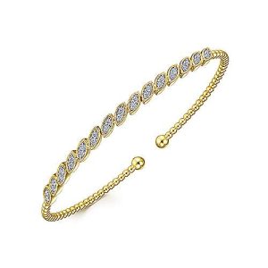 Gabriel-14K-Yellow-Gold-Bujukan-Cuff-Bracelet-with-Diamond-Filled-Marquise-Stations_BG4336-65Y45JJ-2