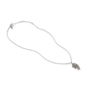Woven Bamboo Pendant Necklace