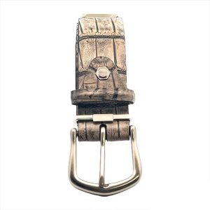 Matte Granite Alligator Belt