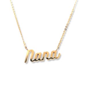 14 KT Yellow Gold 'Nana' Necklace