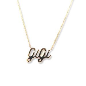 14kt yellow gold "Gigi" pendant
