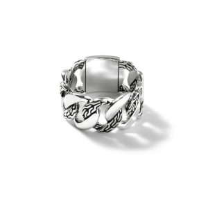 Curb Link Band Ring